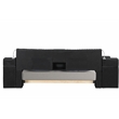 Pemberly Row Smart Multifunctional Queen Size Bed Made with Wood in Black