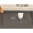 Pemberly Row Absorbent Round Diatomite Stone Coaster in Gray (Set of 4)
