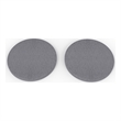 Pemberly Row Absorbent Round Diatomite Stone Coaster in Gray (Set of 4)