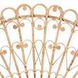 Pemberly Row Rattan Queen Size Standalone Headboard in Natural Brown