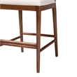 Pemberly Row Natural Seagrass and Acacia Wood Counter Stool