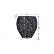 Pemberly Row Modern End Table made with Aluminium Casted in Black Color