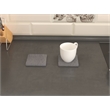 Pemberly Row Absorbent Square Diatomite Stone Coaster in Gray (Set of 4)