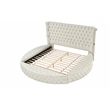 Pemberly Row Queen Tufted Upholstery Storage Bed made with Wood in Cream