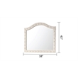 Pemberly Row King 4 Pc Tufted Upholstery Bedroom Set Made with Wood in Cream