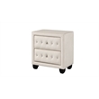 Pemberly Row King 4 Pc Tufted Upholstery Bedroom Set Made with Wood in Cream
