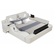 Pemberly Row Smart Multifunctional King Size Massage Bed Made with Wood in Ice