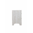 Pemberly Row Modern and Contemporary 2-Drawer Nightstand Made with Wood in Gray