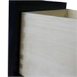 Pemberly Row Single Wooden Vanity Gray White Carrara Marble Rectangle Sink