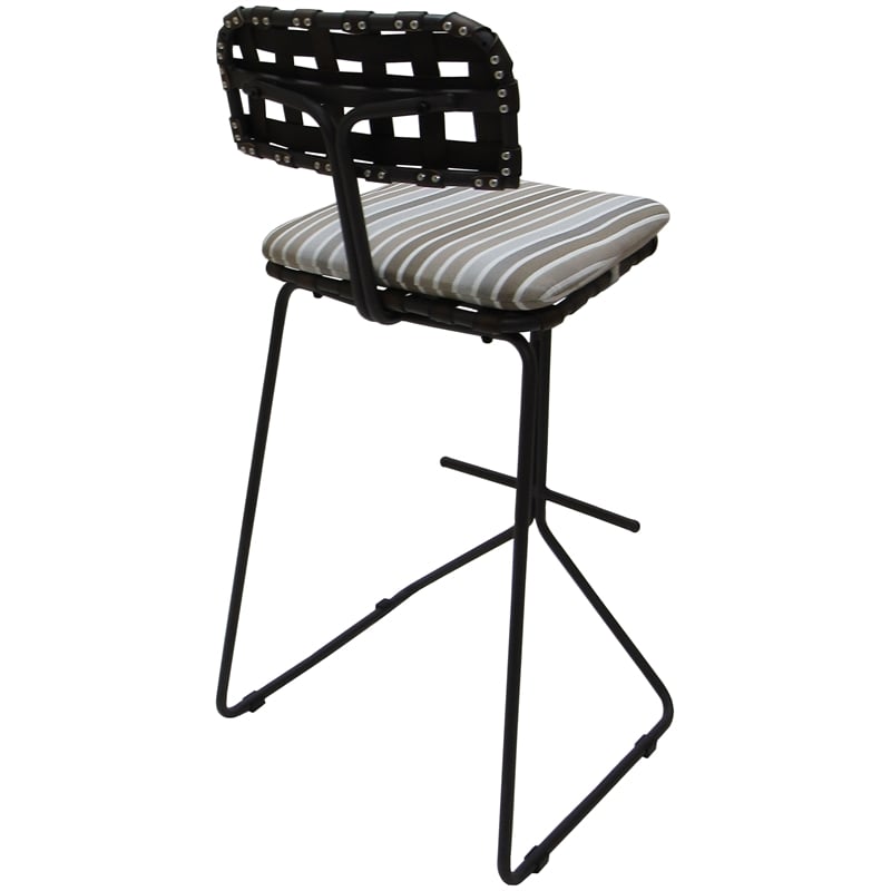 Pemberly Row Outdoor/Indoor Metal Bar Stool 30