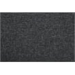 Pemberly Row L Shaped Black Gray Couch with Ottoman(Pillows Included) Microfiber