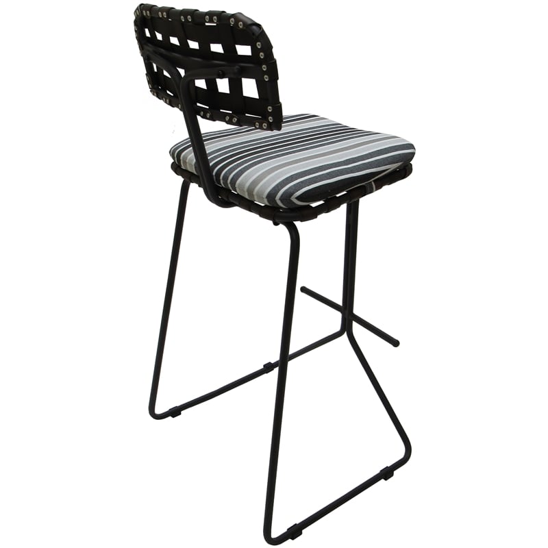 Pemberly Row Outdoor/Indoor Metal Bar Stool 30