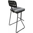 Pemberly Row Outdoor/Indoor Metal Bar Stool 30