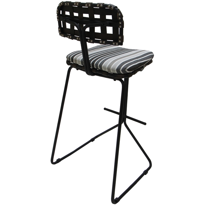 Pemberly Row Outdoor/Indoor Metal Bar Stool 30