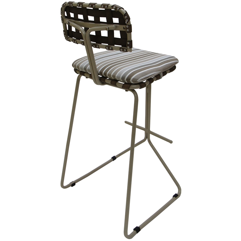 Pemberly Row Outdoor/Indoor Metal Bar Stool 30