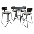 Pemberly Row Outdoor/Indoor Metal Pub Set-30