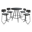 Pemberly Row Outdoor/Indoor Metal Pub Set-30