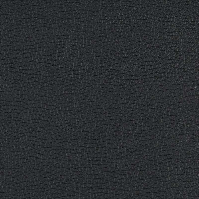 Pemberly Row Contemporary Faux Leather Armchair In Black Vinyl