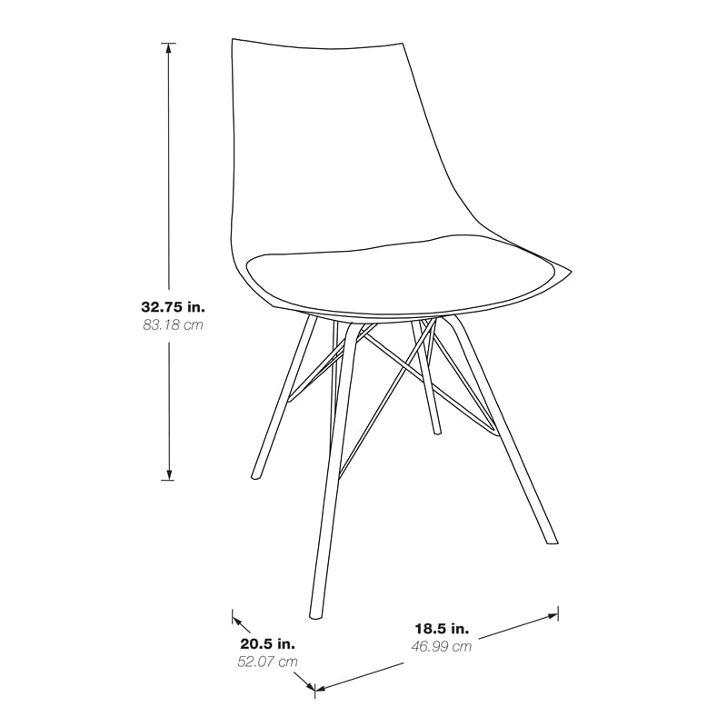 Pemberly Row Chair in White Faux Leather with Gold Chrome Base
