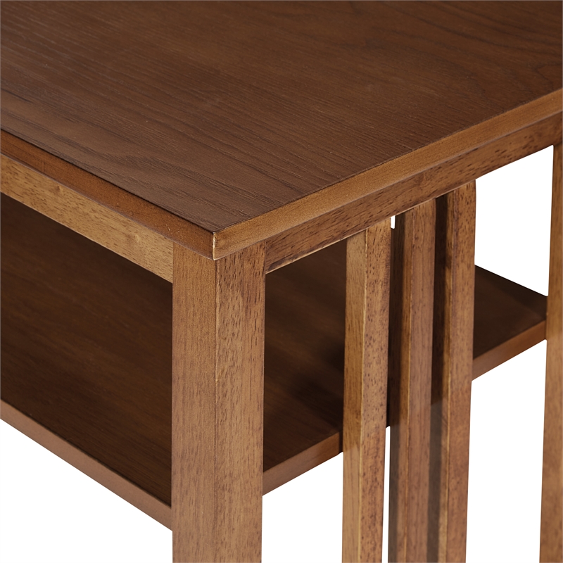 Pemberly Row 36 inch Foyer Table in Ash Brown by OSP Home Furnishings