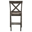 Pemberly Row Counter Height Chair in Tan Linen and Weathered Gray (Set of 2)