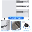 Pemberly Row Mobile Office FIle Cabinet with 3 Drawers Fully Assembled