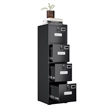 Pemberly Row 4 Drawer Vertical File Cabinet Metal Office Files Storage Cabinet