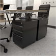Pemberly Row Mobile File Cabinet w/ 3 Drawers for Office & Home Fully Assembled