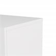 Pemberly Row 2-Piece Set with 8 Drawer Double Dresser & 4 Drawer Chest in White