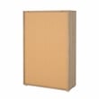 Pemberly Row Contemporary Adjustable 3 Shelf Bookcase in Jackson Hickory