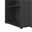 Pemberly Row Adjustable 6 Shelf Open Storage Bookcase in Matte Grey