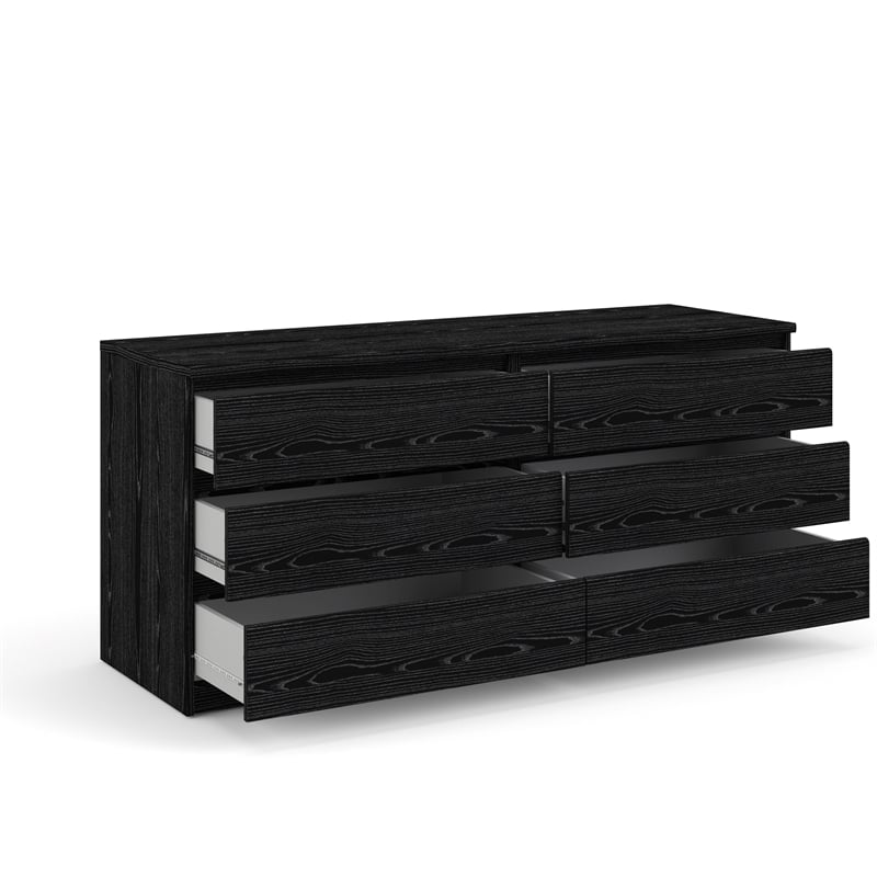 Pemberly Row 3-Piece Set with 6 Drawer Dresser and 2 Nightstands