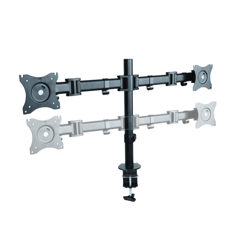 Pemberly Row Premium Desk Computer Monitor Mount - VESA pattern - Black
