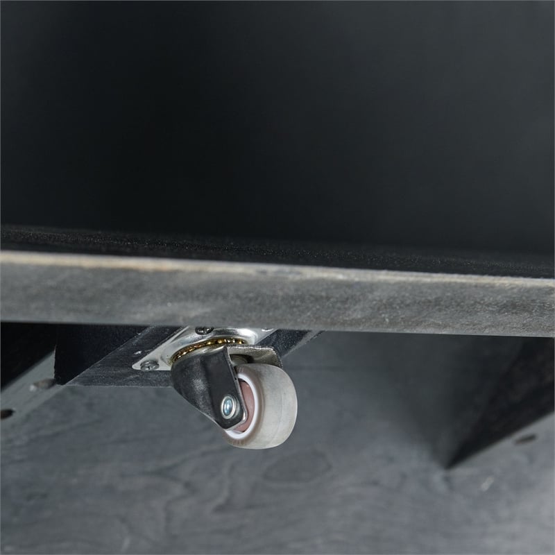 Pemberly Row Traditional Rectangle Coffee Table with White Marble Top