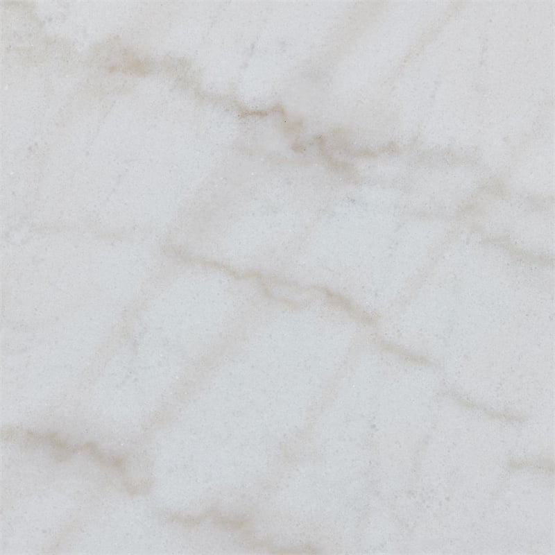 Pemberly Row Traditional Rectangle Coffee Table with White Marble Top