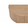 Pemberly Row Contemporary Solid Wood Coffee Table in Ash Finish
