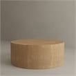 Pemberly Row Contemporary Solid Wood Coffee Table in Ash Finish