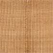 Pemberly Row Contemporary Bohemian Honey Scallop Rattan Coffee Table