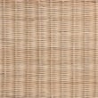 Pemberly Row Bohemian Scallop Natural Rattan and Mahogany Side Table
