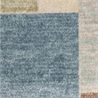 Pemberly Row Machine Washable 10' Runner Blue Green Multicolor Area Rug