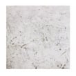 Pemberly Row Marble End Table with Black Wooden Spindle Base