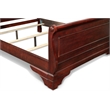 Pemberly Row Contemporary Wood Full Bed in Bordeaux Cherry Finish