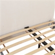 Pemberly Row Modern Upholstered Modern Velvet King Bed in Cream