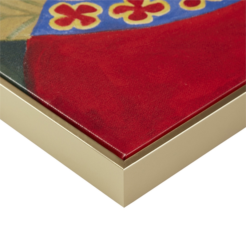 Pemberly Row Bohemian Cat In Forest Wood Wall Art in Multi-Color