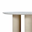 Pemberly Row Terrazzo Concrete Indoor / Outdoor Dining Table