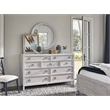 Pemberly Row Contemporary Getaway Dresser in White Weathered Oak