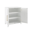 Pemberly Row Stackable Wood Kitchen Pantry Storage Cabinet in White