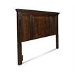 Pemberly Row Contemporary Wood King Panel Headboard in Dark Brown