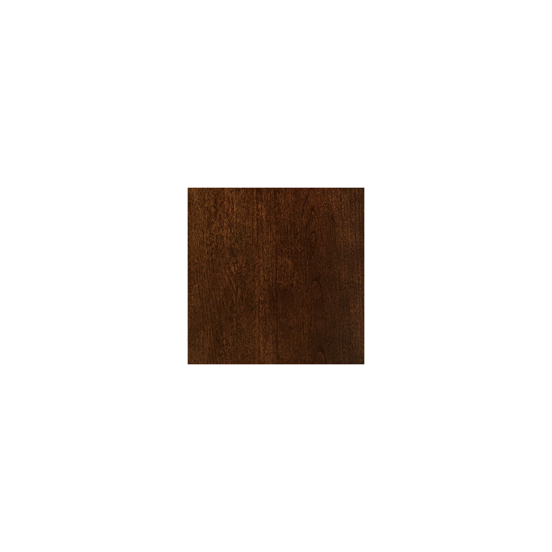 Pemberly Row Contemporary Wood King Panel Headboard in Dark Brown