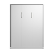 Pemberly Row Modern Engineered Wood Queen Murphy Bed in White